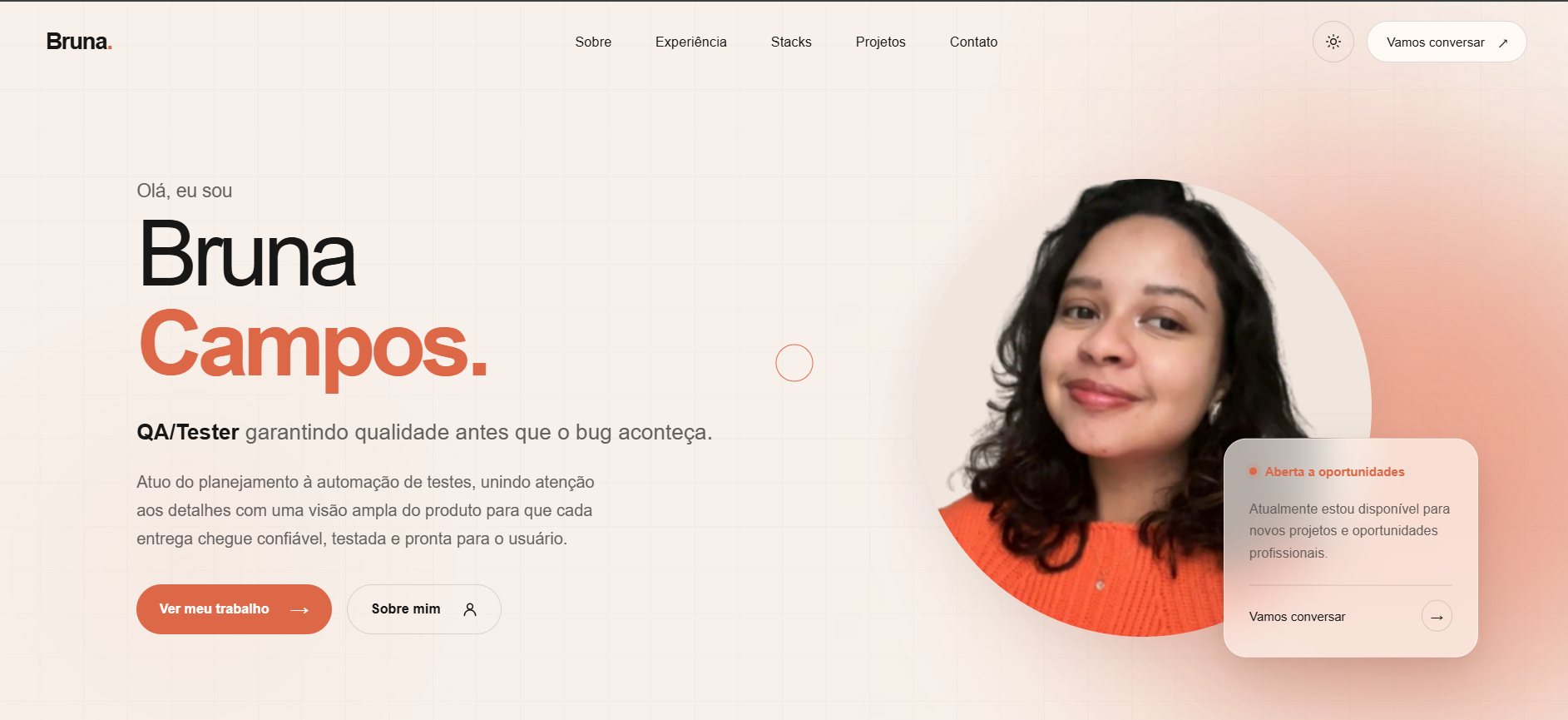 Portifolio da QA/Tester Bruna Campos
